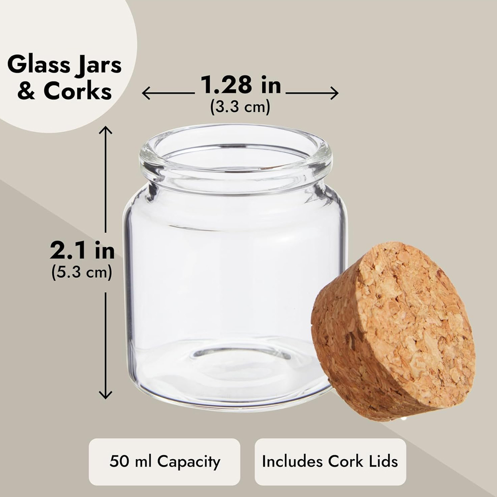 12/24 szt. Małe szklane słoiki – Candle Making Jars With Lids recenzja i cena